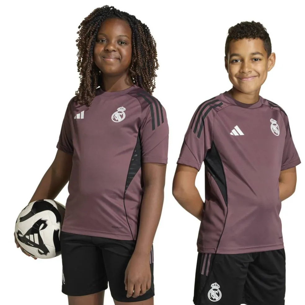Kids Real Madrid Short Sleeve T-Shirt 2025 2026