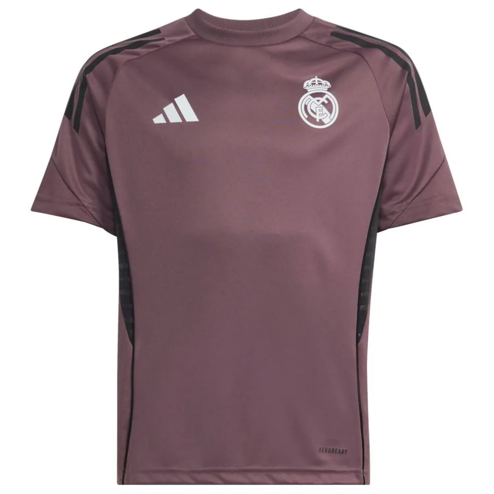 Kids Real Madrid Short Sleeve T-Shirt 2025 2026