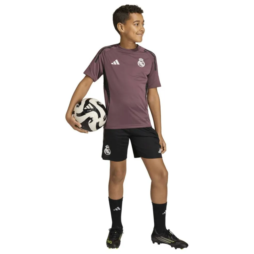Kids Real Madrid Short Sleeve T-Shirt 2025 2026