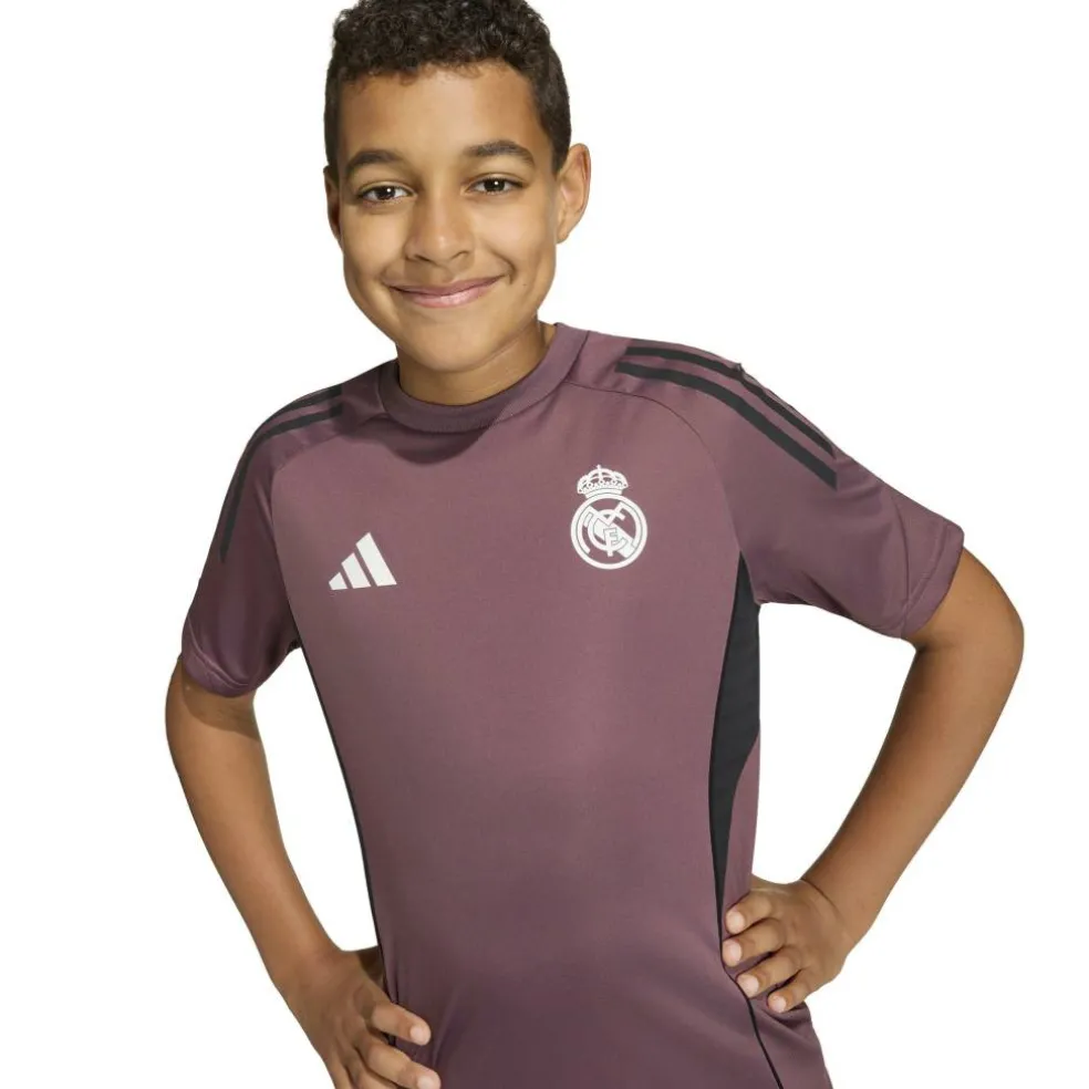 Kids Real Madrid Short Sleeve T-Shirt 2025 2026