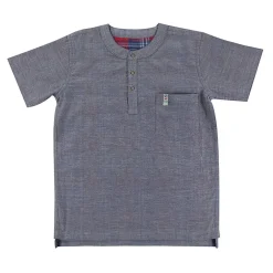 Kids' Reversible Short-Sleeve Patterned Shirt