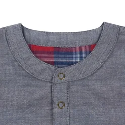 Kids' Reversible Short-Sleeve Patterned Shirt