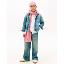 Kids Small Flag Knitted Scarf