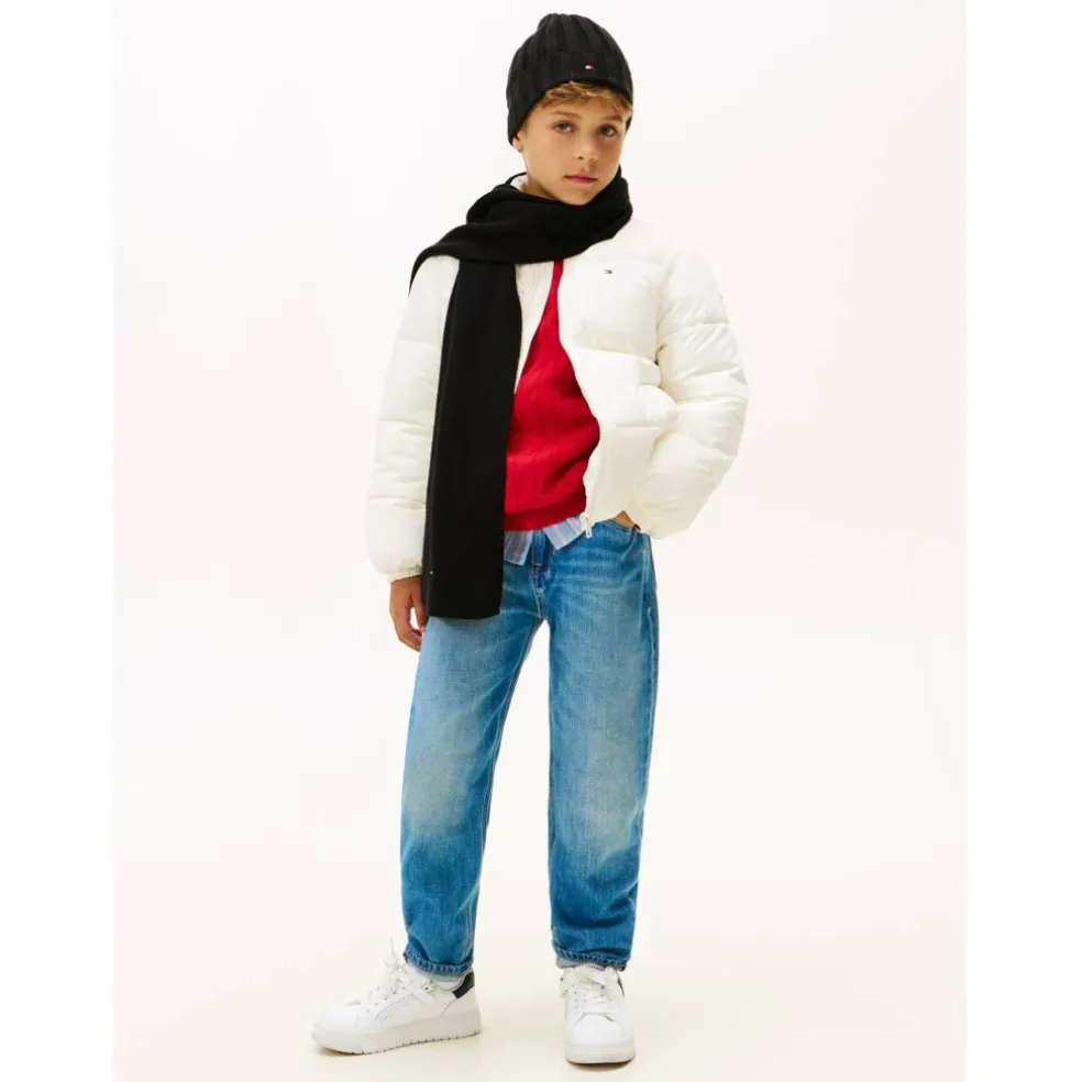 Kids Small Flag Knitted Scarf