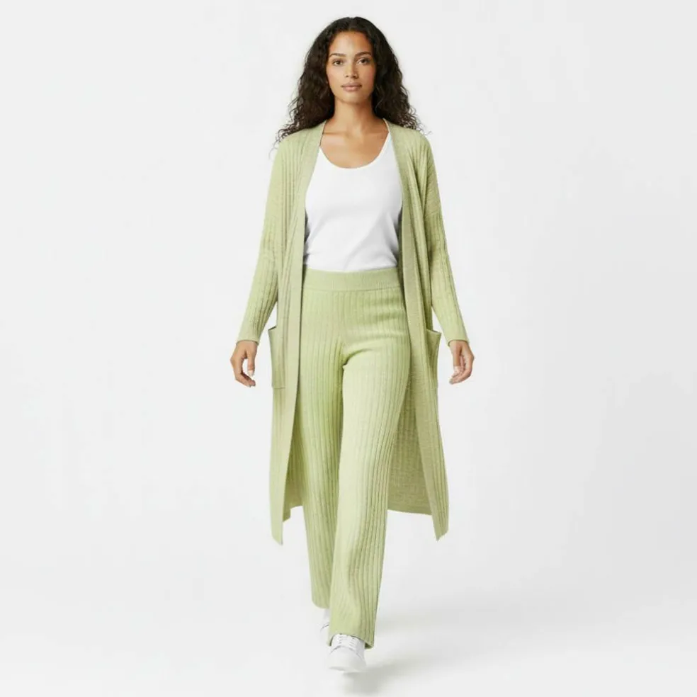 Knit Rib Trouser
