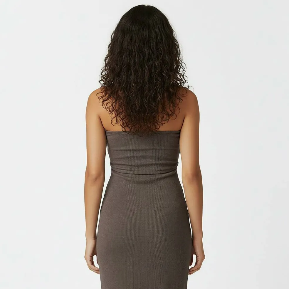 Knitted Bandeau Dress
