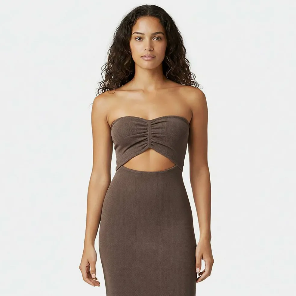 Knitted Bandeau Dress