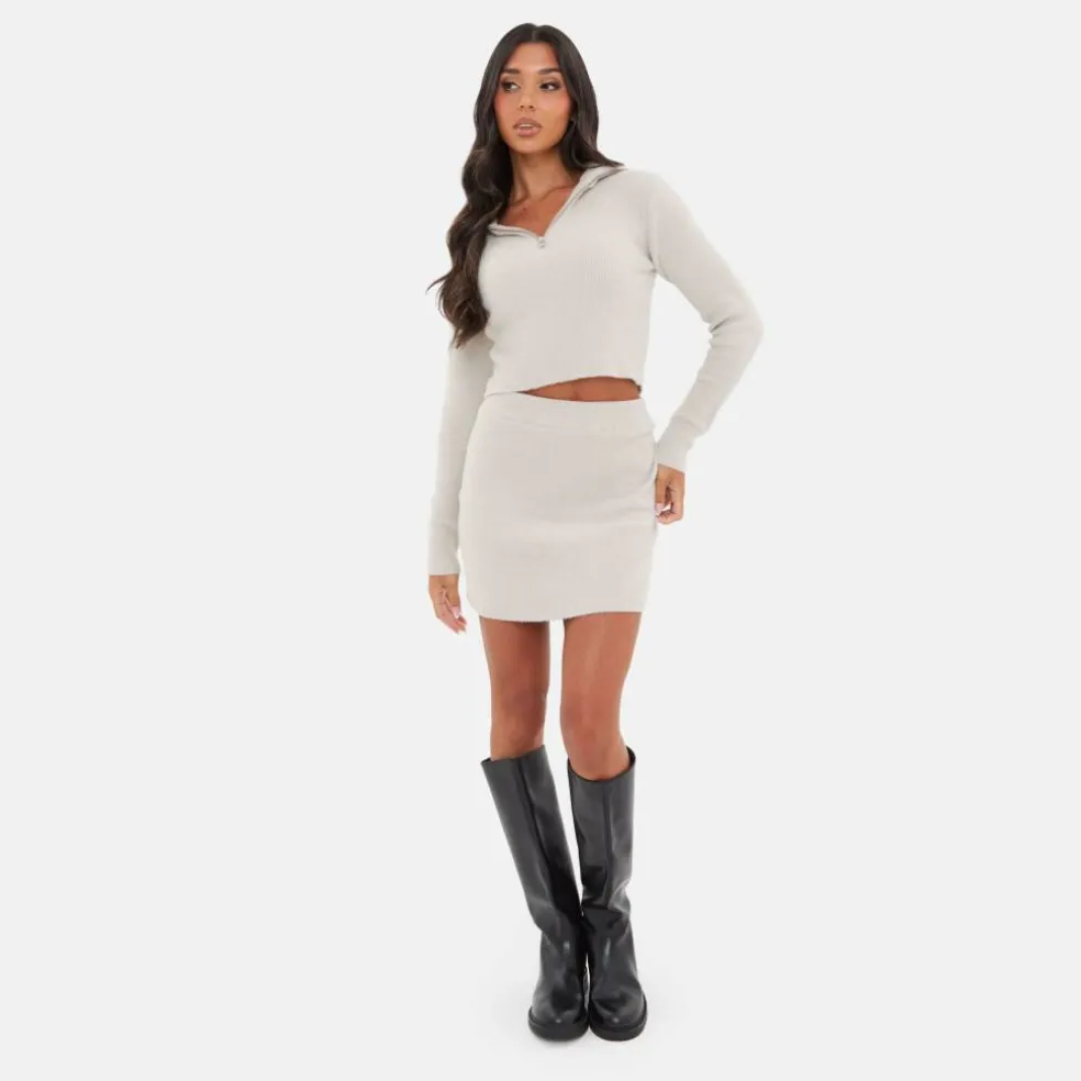 Knitted Mini Skirt
