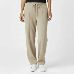 Knitted Pin-Tuck Trousers Women