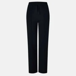 Knitted Pin-Tuck Trousers Women