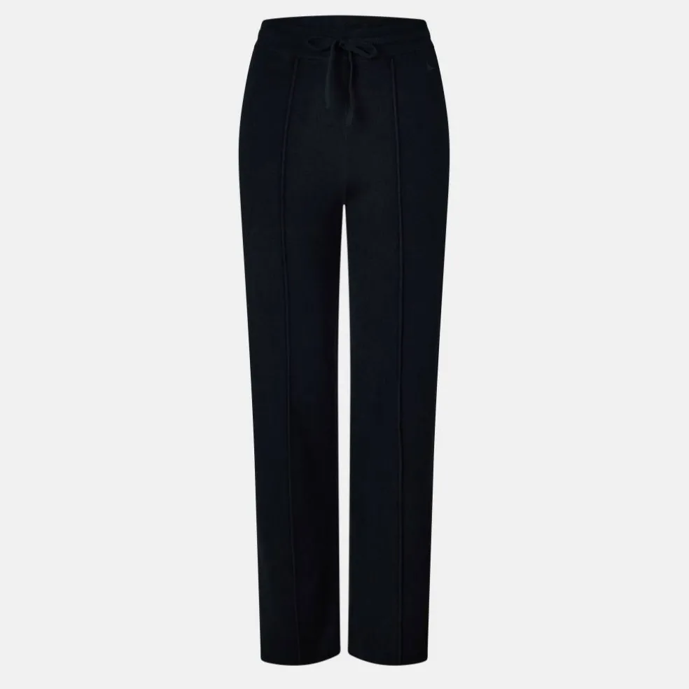 Knitted Pin-Tuck Trousers Women