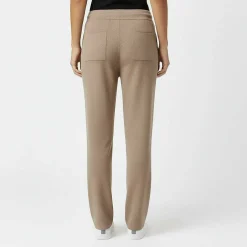 Knitted Pin-Tuck Trousers Women