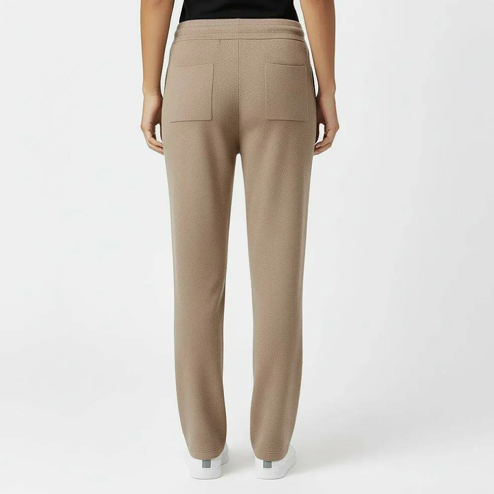 Knitted Pin-Tuck Trousers Women