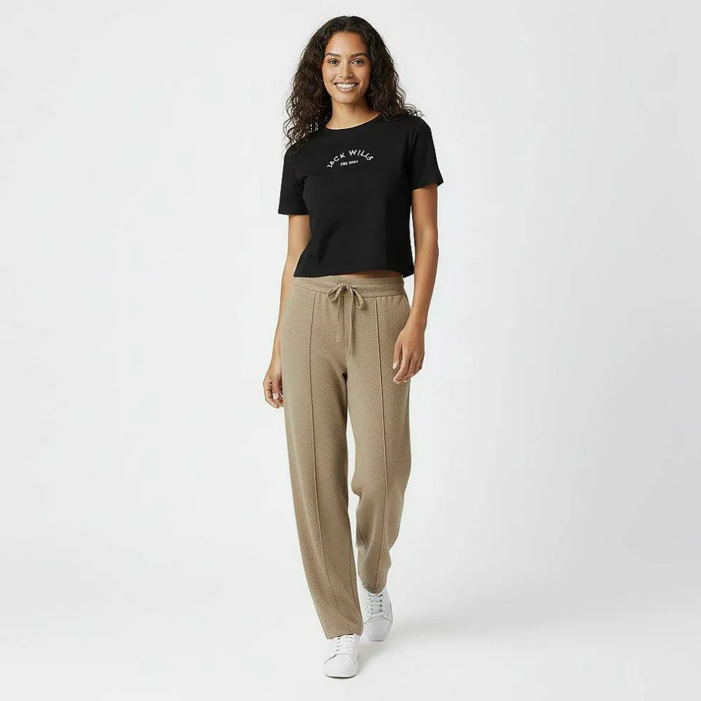 Knitted Pin-Tuck Trousers Women