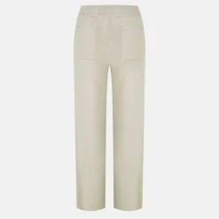 Knitted Pin-Tuck Trousers Women