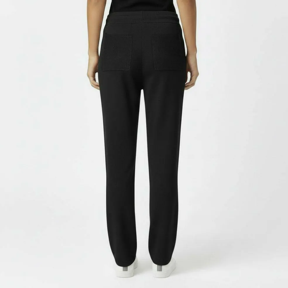 Knitted Pin-Tuck Trousers Women