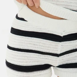 Knitted Stripe Short