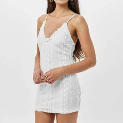Lace Mini Dress Womens