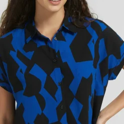 Ladies Abstract Print Shirt