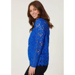 Ladies Long Sleeve Lace Top