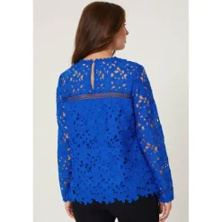 Ladies Long Sleeve Lace Top