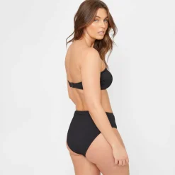 Ladies Textured Bandeau Bikini Top