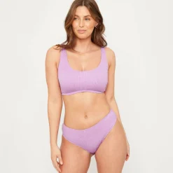 Ladies Textured Bikini Bottoms