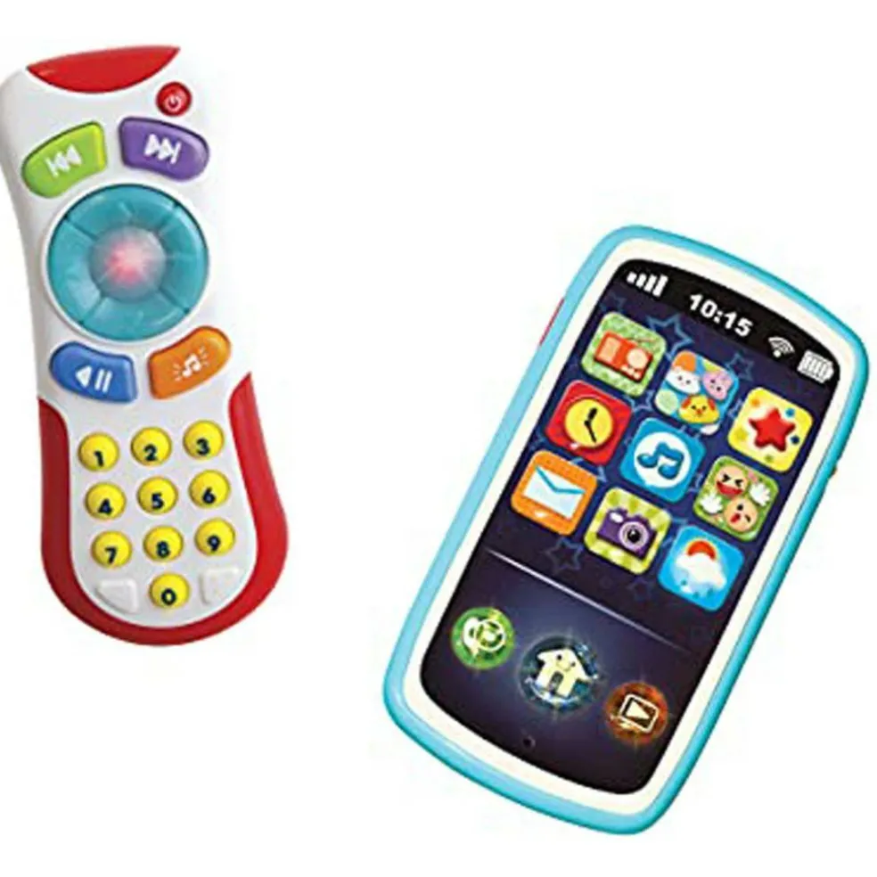Light N Sound Remote Control & Fun Sound Smart Phone Twin Pack