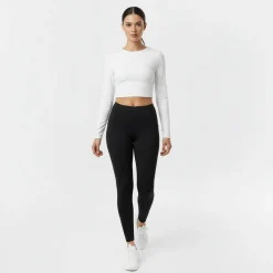 Long Sleeve Crop Top Womens