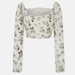 Long Sleeve Fitted Blouse