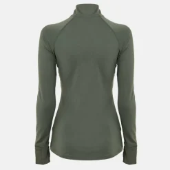 Long Sleeve Quarter Zip Top Womens