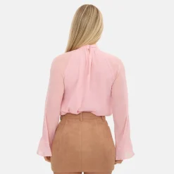 Long Sleeve Ruffle Blouse
