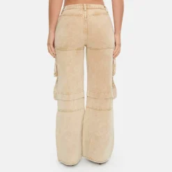 Low Rise Cargo Jeans