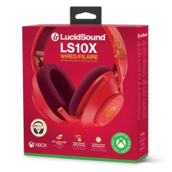 LucidSound LS10X Gen 2 Wired Gaming Headset for Xbox Series XS - Red Blaze