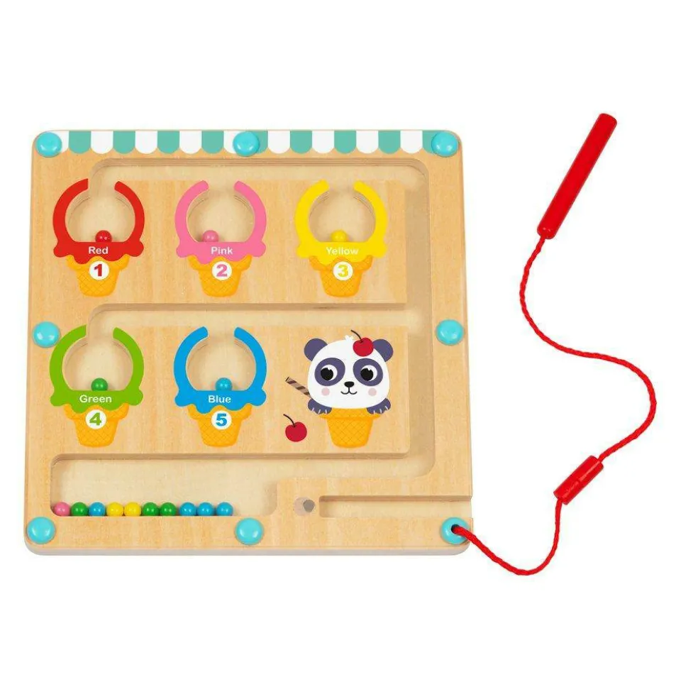 Magnetic Color & Number Maze