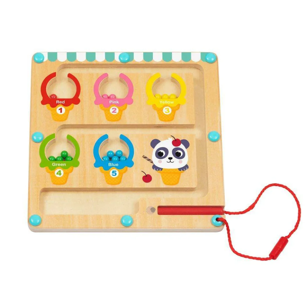 Magnetic Color & Number Maze