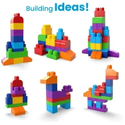 Mattel Mega Bloks Building Bag 60pc Classic
