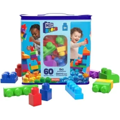 Mattel Mega Bloks Building Bag 60pc Classic