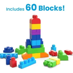 Mattel Mega Bloks Building Bag 60pc Classic