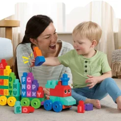 Mattel Mega Bloks Building Basics Abc Learning Train