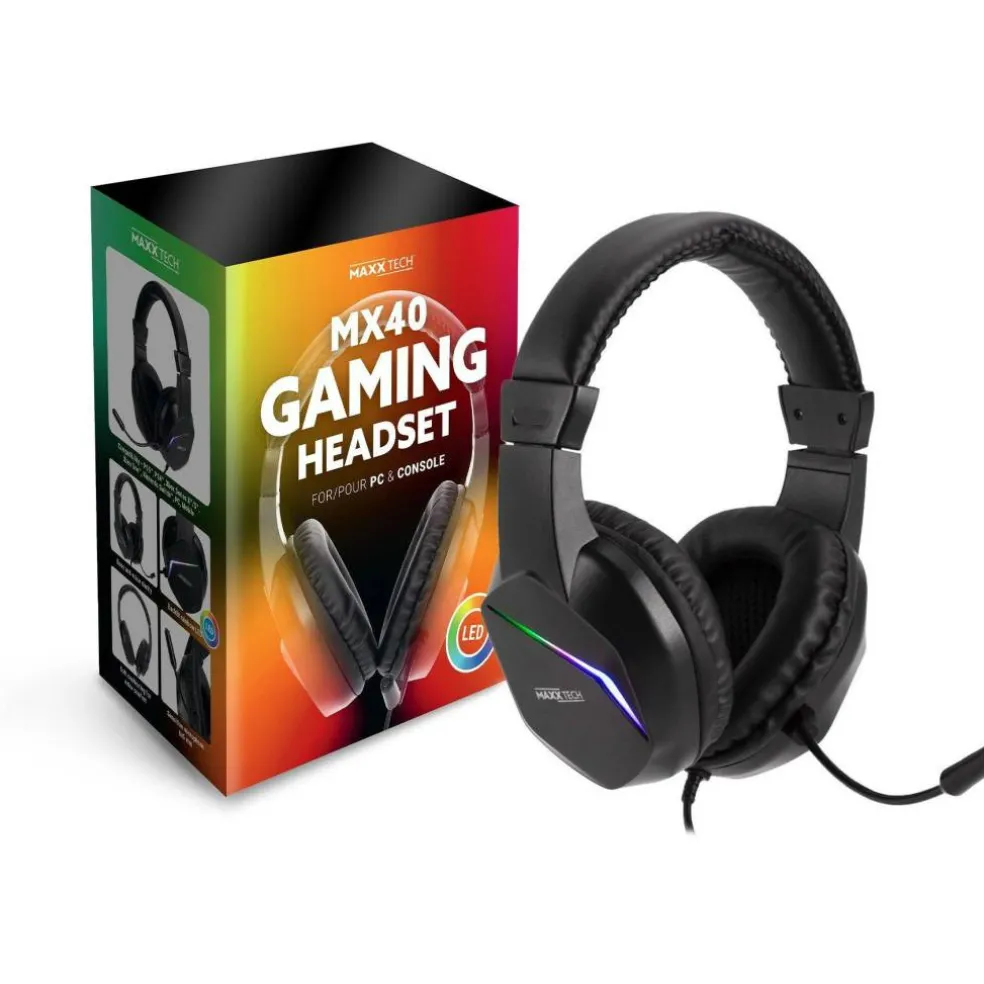 Maxx Maxx Tech MX40 LED Multiplatform Gaming Headset