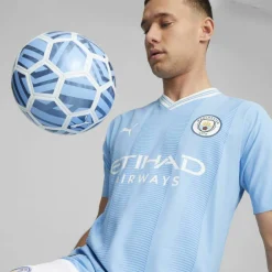 Mcfc Home Authentic Jersey Football Shirt Mens