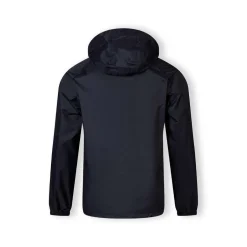 Men packaway waterproof jacket with zip pockets navy