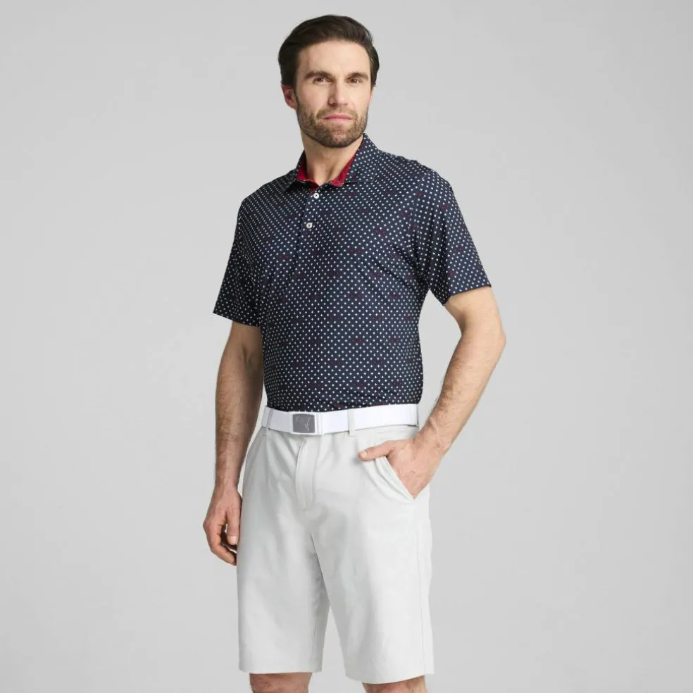 Men's Burgh Polo Short Sleeve Performance Polo Shirt