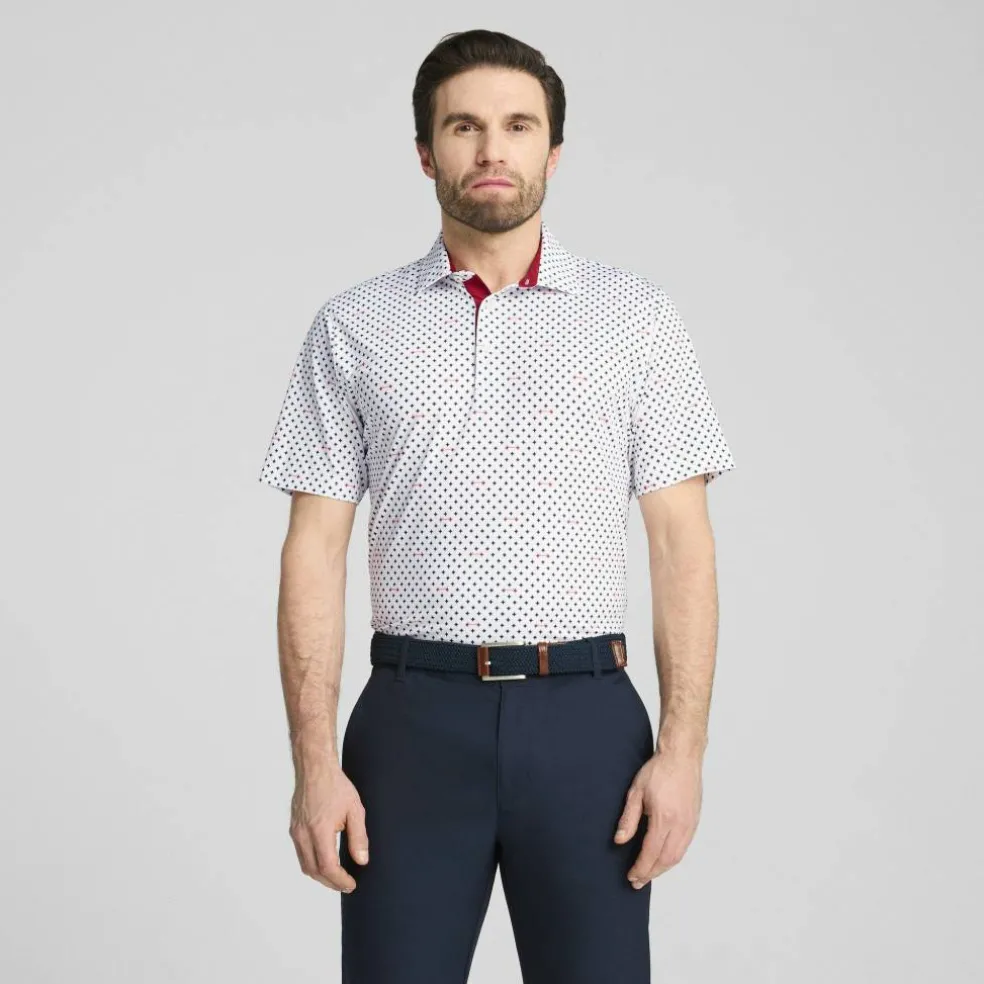 Men's Burgh Polo Short Sleeve Performance Polo Shirt