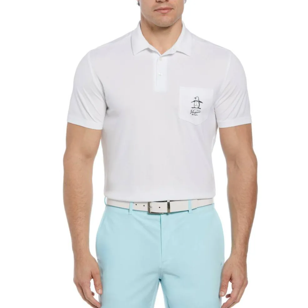 Men's PG Graphic Oxford Short-Sleeve Performance Polo Shirt