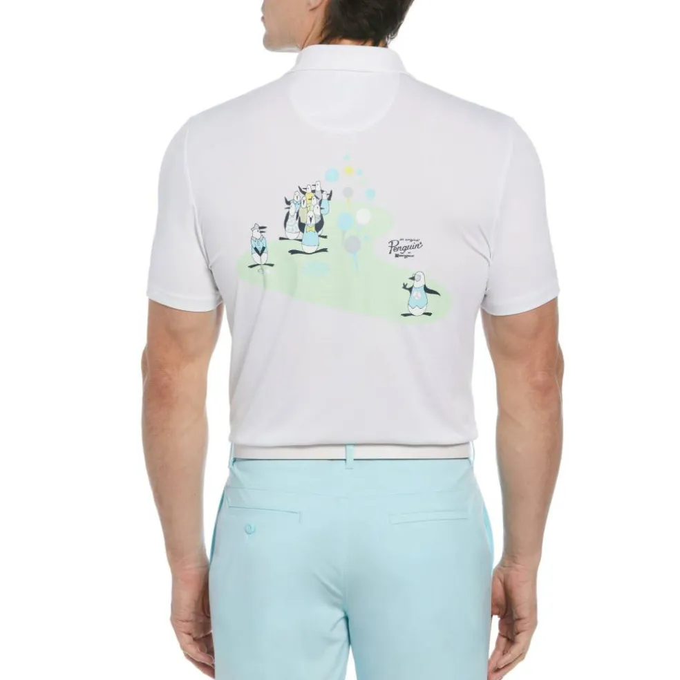 Men's PG Graphic Oxford Short-Sleeve Performance Polo Shirt