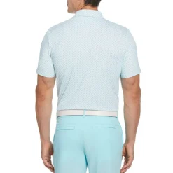 Men's PG Retro Geo Print Short-Sleeve Performance Polo Shirt
