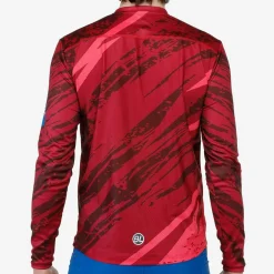 Men's Ponente UPF 30+ V-Neck Long Sleeve Cycling Jersey