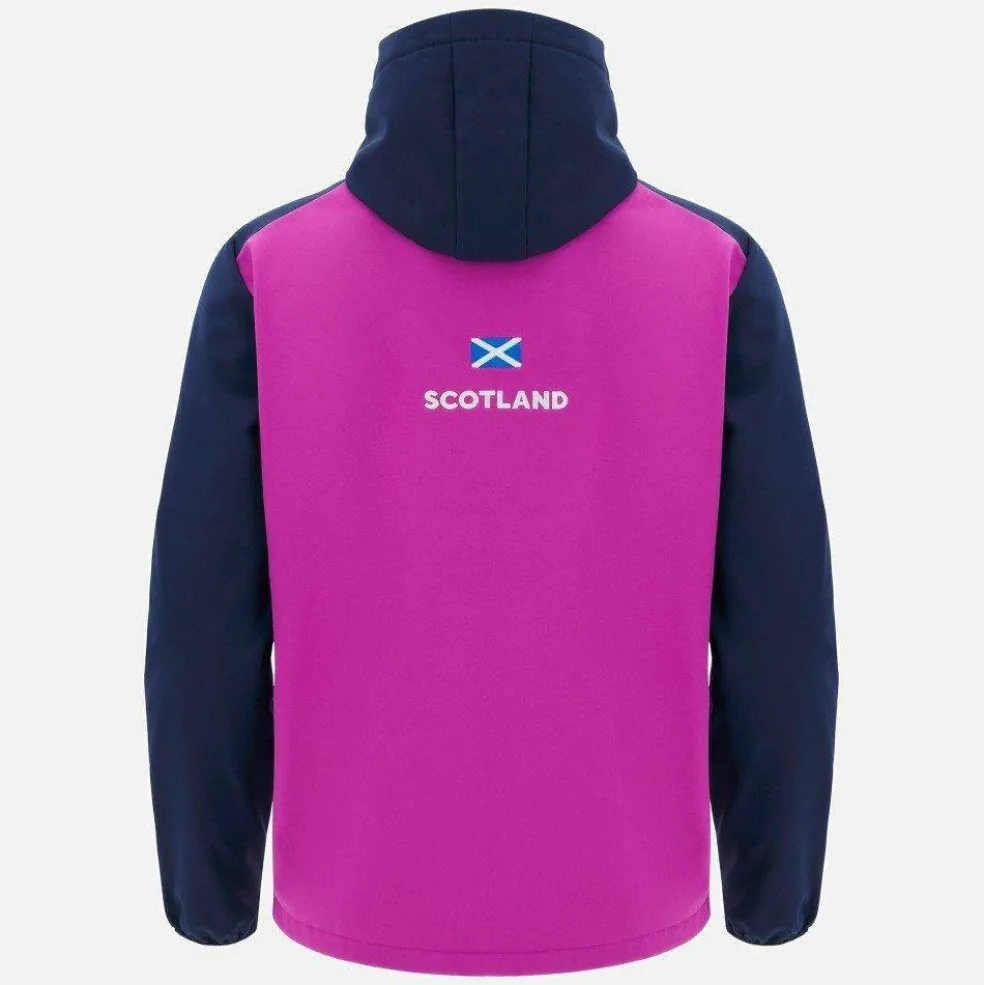 Men's Scotland Rugby World Cup 2025 Long Sleeve Hooded Softshell Jacket